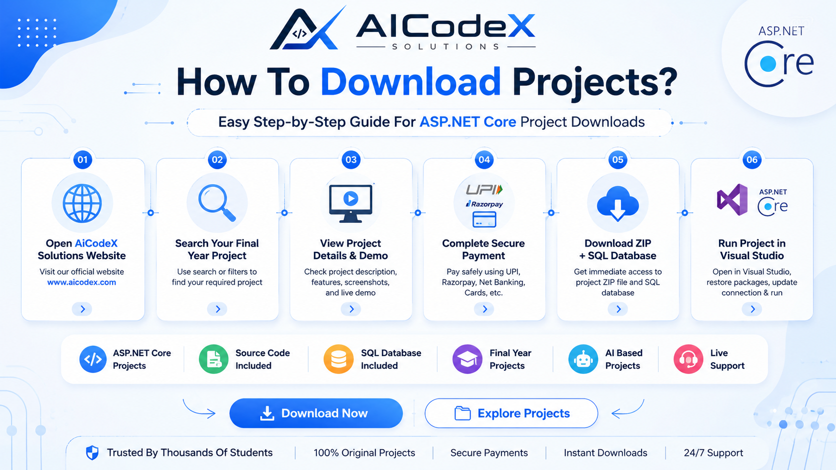 How to download project